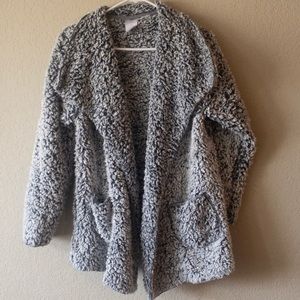 Sherpa Open Front Cardigan | Secret Treasures Med
